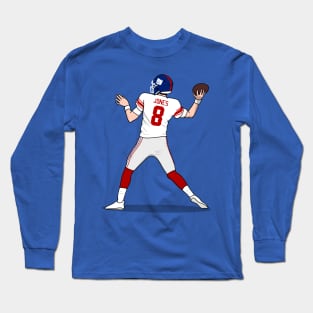 jones throwing the ball Long Sleeve T-Shirt